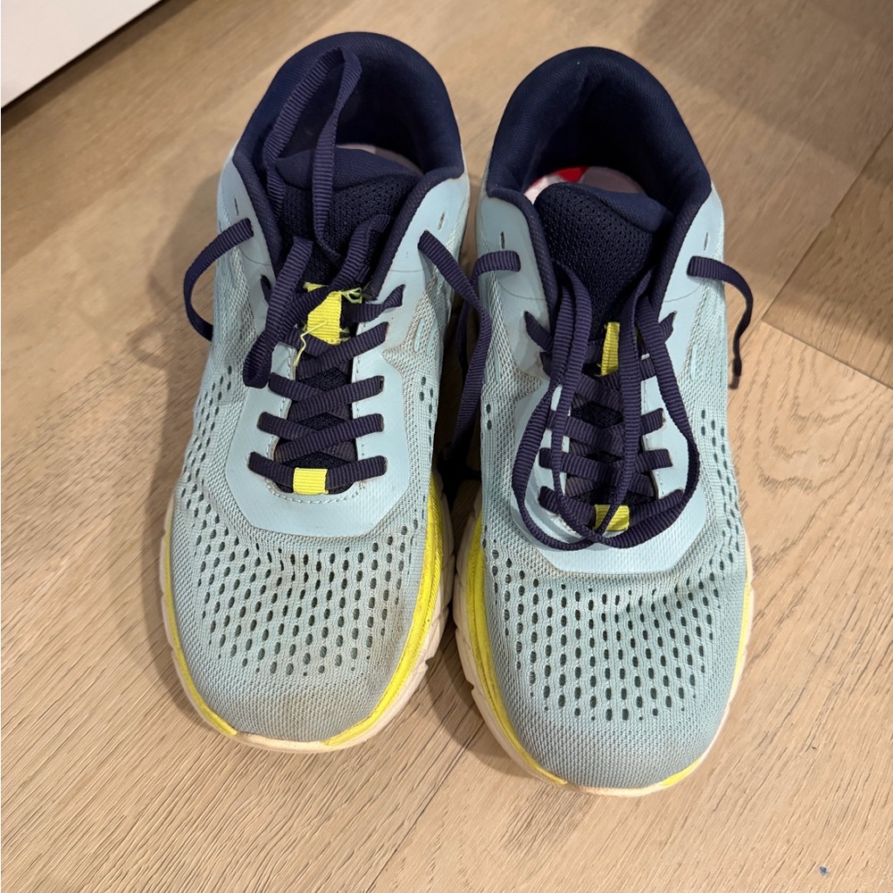Easy Spirit  Light Blue and Navy Athletic Sneakers Womens 8.5
